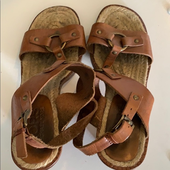 Michael Kors Leather Sandal 8m - Picture 1 of 11